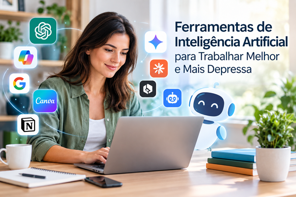 Ferramentas de Inteligência artificial (IA) para Trabalhar Melhor e Mais Depressa